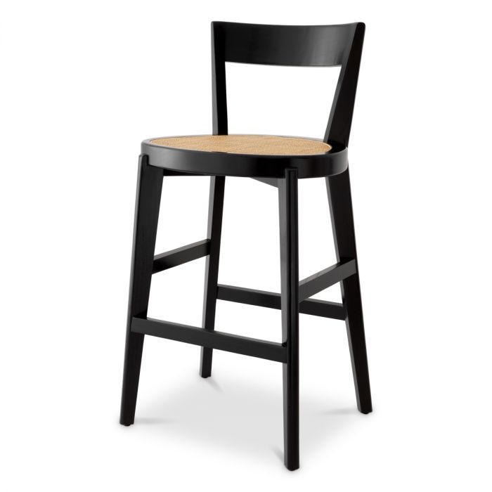 Bar Stool Alvear classic black finish